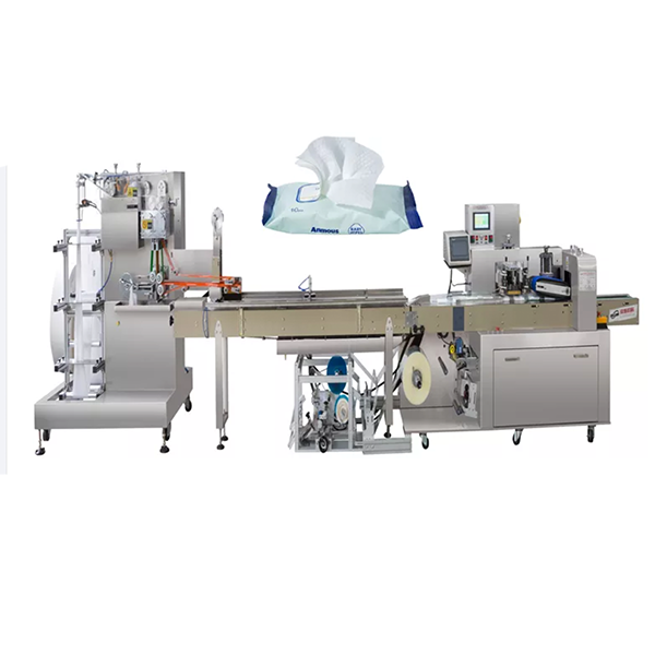 Линия производства влажных салфеток (flow-pack, 30 шт/пачку)